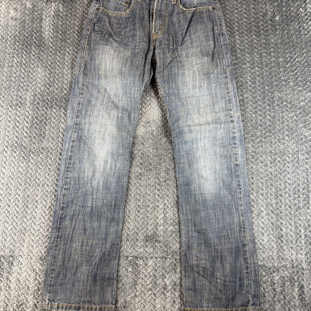 Levis 514 Jeans‎ Mens 26x26 Medium Wash Straight Leg Stretch Denim